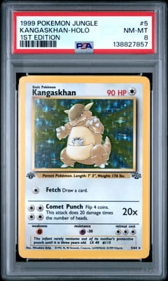 1999 Pokemon Jungle #5 Kangaskhan-Holo 1st Edition