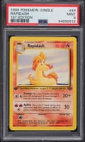 1999 Pokemon Jungle Rapidash 1st Edition #44 PSA 9