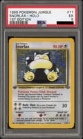 1999 Pokemon Jungle Snorlax 1st Edition Holo #11 PSA 5