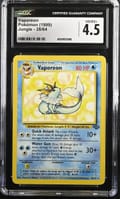 1999 Pokemon Jungle - Unlimited Vaporeon #28/64 CGC 4.5