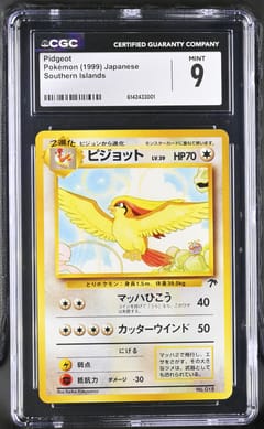 1999 Pokemon Southern Islands Japanese Pidgeot Rainbow Island CGC 9