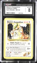 2000 Gym Heroes Blaine's Kangaskhan #36/132 CGC 8