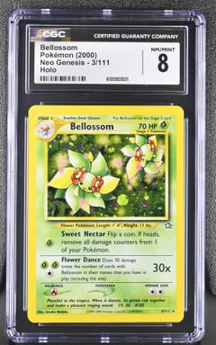 2000 Neo Genesis Bellossom Holo #3/111 CGC 8