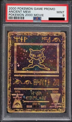 2000 Pokemon 2000 Movie Promo Ancient Mew Holo PSA 9