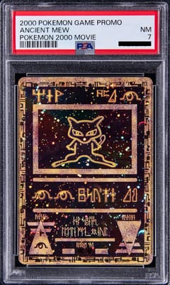 2000 Pokemon 2000 Movie Promo Ancient Mew Holo PSA 7