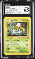 2000 Pokemon Base Set 2 Ivysaur #44/130 CGC 6.5