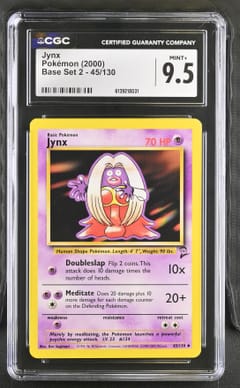 2000 Pokemon Base Set 2 Jynx #45/130 CGC 9.5