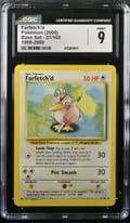 2000 Pokemon Base Set - Unlimited Farfetch'd 1999-2000 #27/102 CGC 9