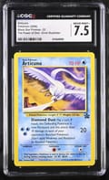 2000 Pokemon Black Star Promos - WotC Articuno The Power of One Error Illustrator - Aoki #22 CGC 7.5