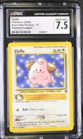 2000 Pokemon Black Star Promos - WotC Cleffa Pokémon League #31 CGC 7.5