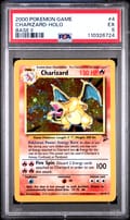 2000 Pokemon Game Base Ii Charizard-Holo Base Ii #4 PSA 5