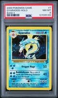 2000 Pokemon Game Base II Gyarados-Holo Base II #7 PSA 8