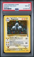 2000 Pokemon Game Base II Magneton-Holo #9 PSA 8