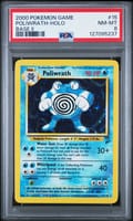 2000 Pokemon Game Base II Poliwrath-Holo #15 PSA 8