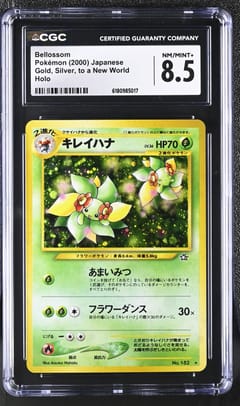 2000 Pokemon Gold, Silver, to a New World Japanese Bellossom Holo CGC 8.5
