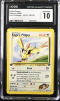 2000 Pokemon Gym Challenge - 1st Ed. Koga's Pidgey #80/132 CGC 10