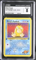 2000 Pokemon Gym Challenge - 1st Edition Misty's Psyduck #90/132 CGC 8