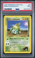 2000 Pokemon Gym Challenge Erika's Bulbasaur #39 PSA 9