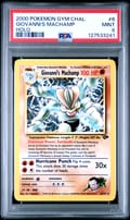 2000 Pokemon Gym Challenge Giovanni's Machamp Holo #6 PSA 9