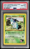 2000 Pokemon Gym Challenge Giovanni's Nidoran 1st Edition #75 PSA 10