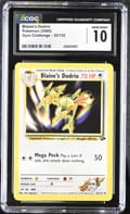 2000 Pokemon Gym Challenge - Unlimited Blaine's Dodrio #32/132 CGC 10