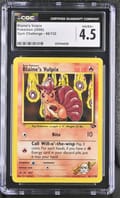 2000 Pokemon Gym Challenge - Unlimited Blaine's Vulpix #66/132 CGC 4.5