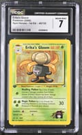 2000 Pokemon Gym Heroes - 1st Edition Erika's Gloom #45/132 CGC 7