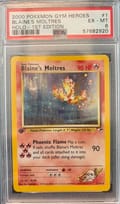 2000 Pokemon Gym Heroes Blaine's Moltres Holo-1st Edition #1 PSA 6