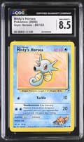 2000 Pokemon Gym Heroes Misty's Horsea #86/132 CGC 8.5