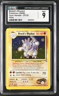 2000 Pokemon Gym Heroes - Unlimited Brock's Rhydon Holo #2/132 CGC 9