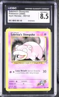 2000 Pokemon Gym Heroes - Unlimited Sabrina's Slowpoke #95/132 CGC 8.5