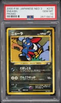 2000 Pokemon Japanese Neo 3 Promo Sneasel Promo #215 PSA 10