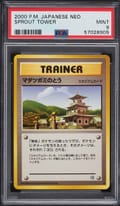 2000 Pokemon Japanese Neo Sprout Tower PSA 9