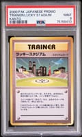 2000 Pokemon Japanese Trainer Promo Lucky Stadium Kanto PSA 9
