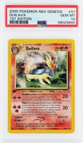 2000 Pokemon Neo Genesis 1st Edition Quilava #47 PSA 10