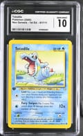 2000 Pokemon Neo Genesis - 1st Edition Totodile #81/111 CGC 10