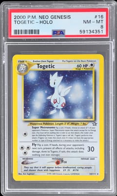 2000 Pokemon Neo Genesis Togetic-Holo #16 PSA 8