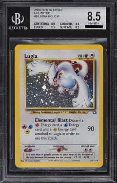 2000 Pokemon Neo Genesis Unlimited #9 Lugia HOLO R