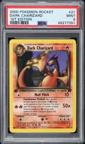 2000 Pokemon Rocket Dark Charizard 1st Edition #21 PSA 9
