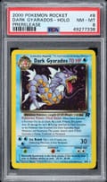 2000 Pokemon Rocket Dark Gyarados-Holo Prerelease #8 PSA 8