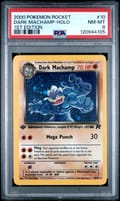 2000 Pokemon Rocket Dark Machamp-Holo 1st Edition #10 PSA 8