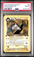 2000 Pokemon Rocket Dark Magneton 1st Edition #28 PSA 8