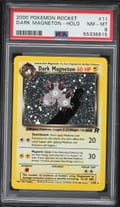 2000 Pokemon Rocket Dark Magneton-Holo #11 PSA 8