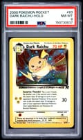 2000 Pokemon Rocket Dark Raichu-Holo #83 PSA 8