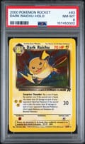 2000 Pokemon Rocket Dark Raichu-Holo #83 PSA 8