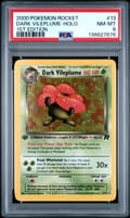 2000 Pokemon Rocket Dark Vileplume-Holo 1st Edition #13 PSA 8