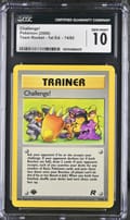 2000 Pokemon Team Rocket - 1st Edition Challenge! #74/82 CGC 10