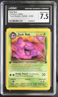 2000 Pokemon Team Rocket - 1st Edition Dark Muk #41/82 CGC 7.5