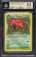 2000 Pokemon Team Rocket 1st Edition Dark Vileplume HOLO R #13 BGS 9.5