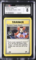 2000 Pokemon Team Rocket - 1st Edition Rocket's Sneak Attack #72/82 CGC 8